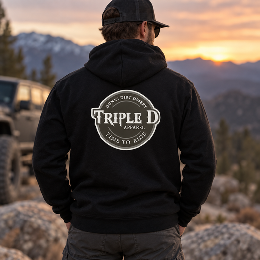 Triple D Logo Pull Over Hoodie