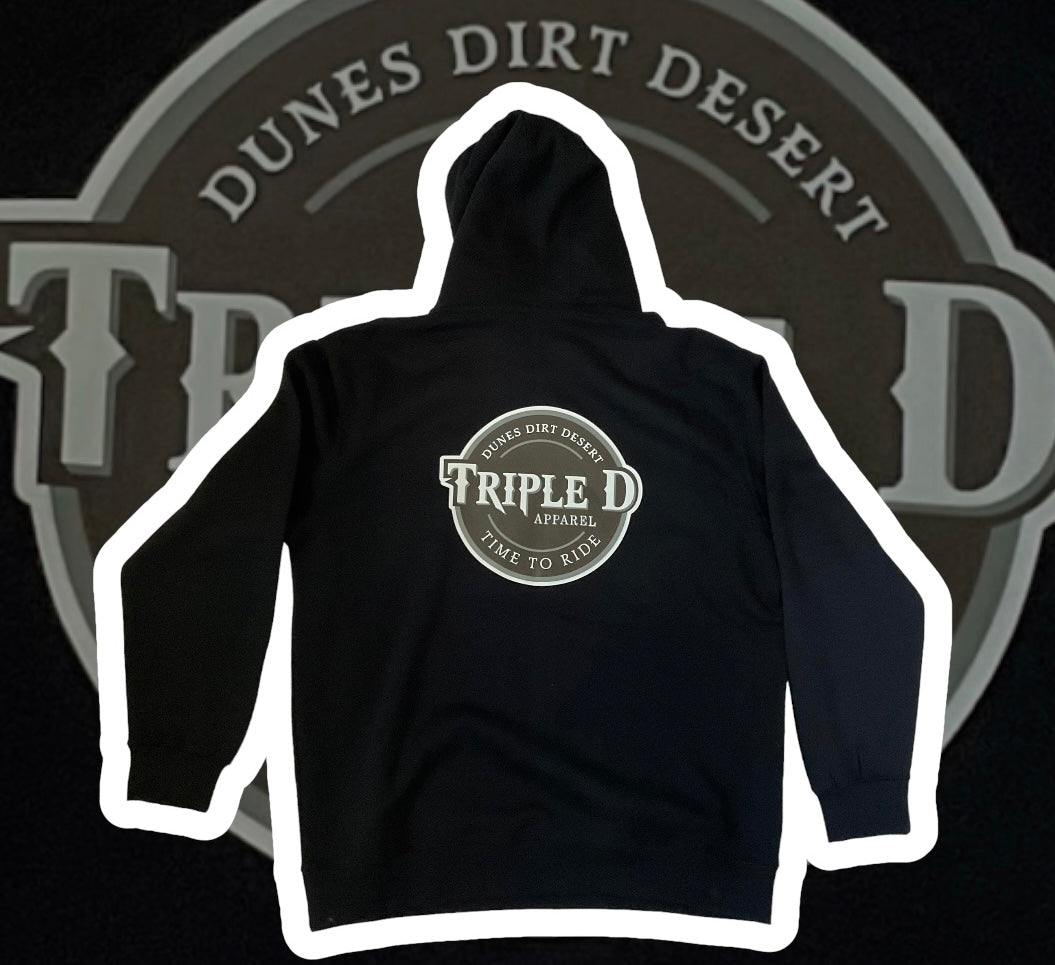 Triple D Logo Pull Over Hoodie