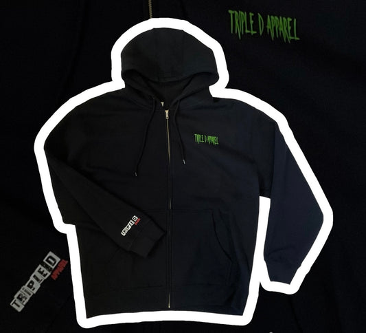 Triple D Logo Zip Up Hoodie