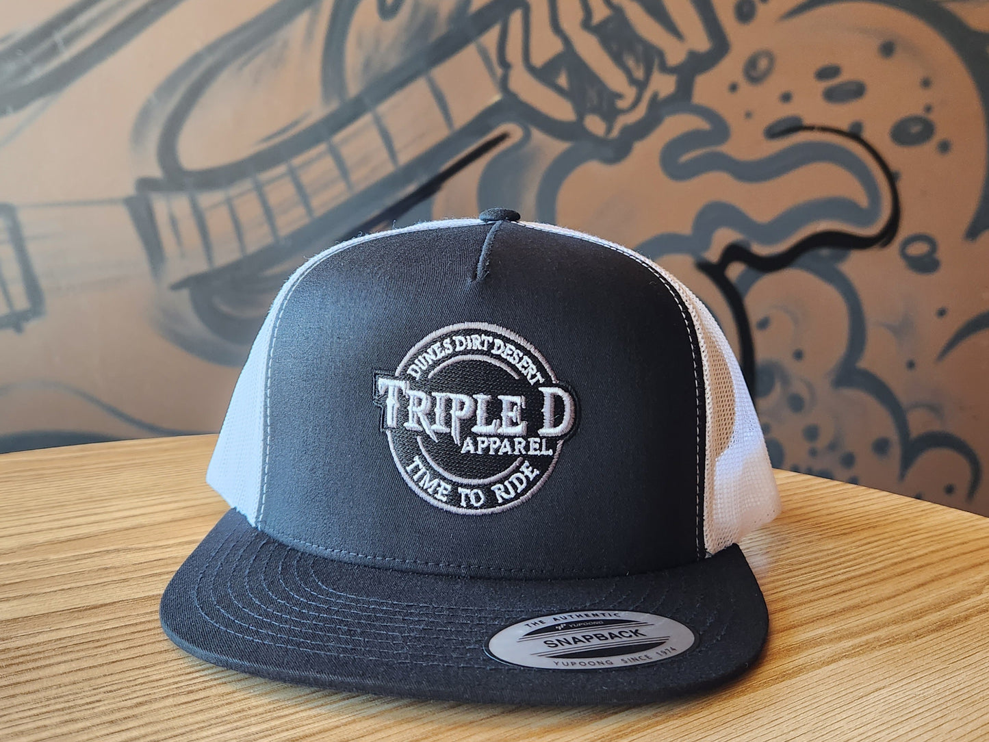 Logo Flat Bill Trucker Snapback